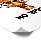 Kein Kaffee, kein lustiges Sprichwort Kein Kaffee Poster (Ecke)