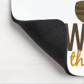 Kein Kaffee kein Workee Absender Mousepad (Ecke)