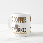 Kein Kaffee kein Workee Arzt-Assistent Kaffeetasse (Vorderseite Links)