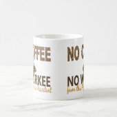 Kein Kaffee kein Workee Arzt-Assistent Kaffeetasse (Mittel)