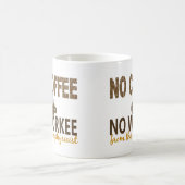 Kein Kaffee kein Workee Geophysicist Kaffeetasse (Mittel)