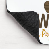 Kein Kaffee kein Workee Mousepad (Ecke)