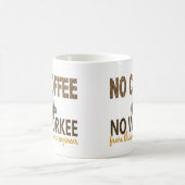 Kein Kaffee kein Workee Netz-Ingenieur Kaffeetasse (Mittel)