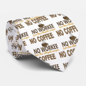 Kein Kaffee kein Workee orthopädischer Chirurg Krawatte (Gerollt)