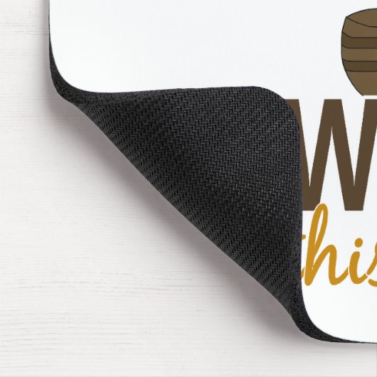 Kein Kaffee kein Workee Rechtsassistent Mousepad (Ecke)