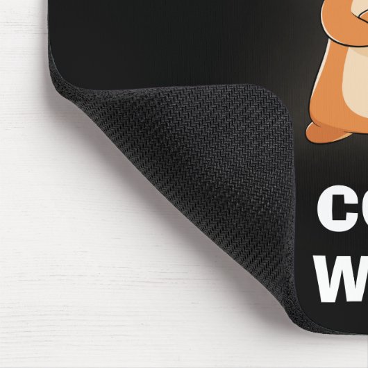 Kein Kaffee? Keine Arbeit Mousepad (Ecke)