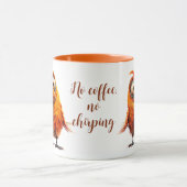 Kein Kaffee, keine Chirping Funny Bird Tasse (Zentrum)