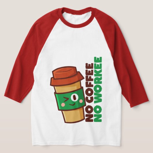 Kein Kaffee ohne Beruf Männer T - Shirt (Ablage )