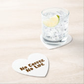 Kein Kaffee ohne Leben Untersetzer (Vor Ort)