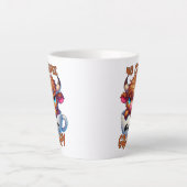 Kein Kaffee viel mürrisch Milchtasse (Vorderseite)