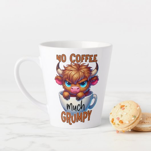 Kein Kaffee viel mürrisch Milchtasse (Beispiel)