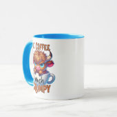 Kein Kaffee viel mürrisch Tasse (Vorderseite Links)