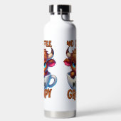 Kein Kaffee viel mürrisch Trinkflasche (links)