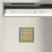 Kein Kampf Kein Progress Motivierend Magnet (In Situ (Geschirrspüler))