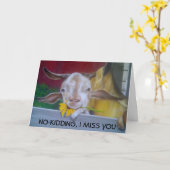 KEIN KIND, ICH MISSE DICH KARTE (Gelbe Blume)