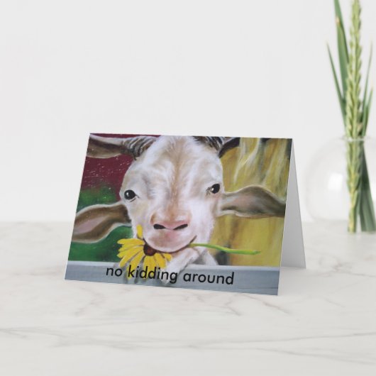 KEIN KIND UM MEIN TAL FEIERTAGSKARTE (Vorderseite)