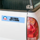 Kein Kind verließ einen Groschen Autoaufkleber (Auf Lkw)