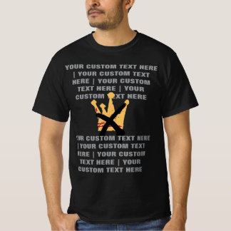 Kein King Anti Monarchy Custom Protest Design GRAY T-Shirt