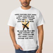 Kein King Anti Monarchy Custom Protest Design T-Shirt (Vorderseite)