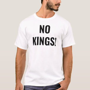 Kein KIngs Protest Weißer T - Shirt