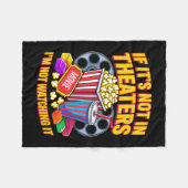 Kein Kinofilm Abendessen Snack Fleecedecke (Vorderseite (Horizontal))