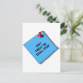 KEIN KLEINER SPEICHER POSTKARTE (Stehend Vorderseite)