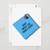 KEIN KLEINER SPEICHER POSTKARTE (Vorne/Hinten)