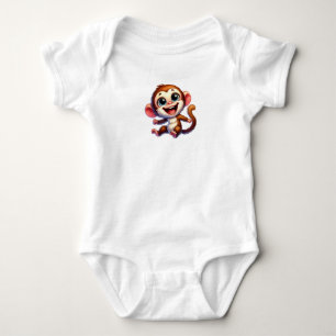 KEIN KLEINES MONKEY-GESCHÄFT BABY STRAMPLER