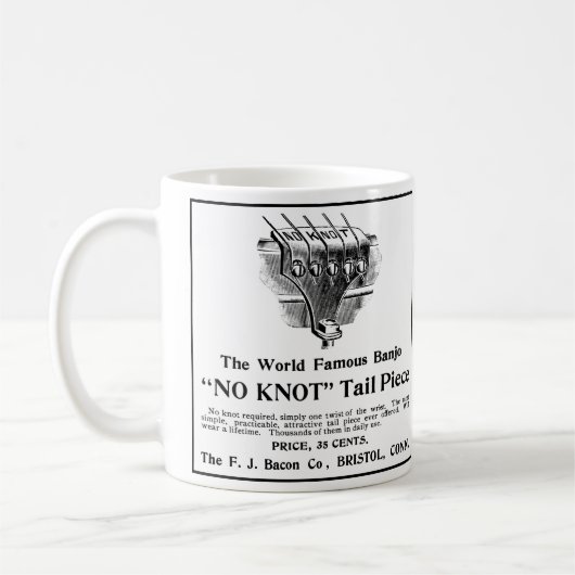 Kein Knoten Ad Mug Kaffeetasse (Links)
