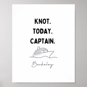 Kein Knoten Heute Captain Cruise Outfit Berkeley C Poster