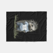Kein Knuddel-Igel  Fleecedecke (Vorderseite (Horizontal))