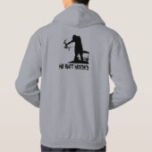 Kein Köder benötigt - graues Sweatshirt (Rückseite)