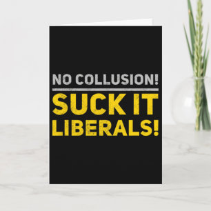 Kein Kollusions-Shirt Pro Trump Karte