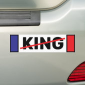 Kein KÖNIG Autoaufkleber (Auf Auto)