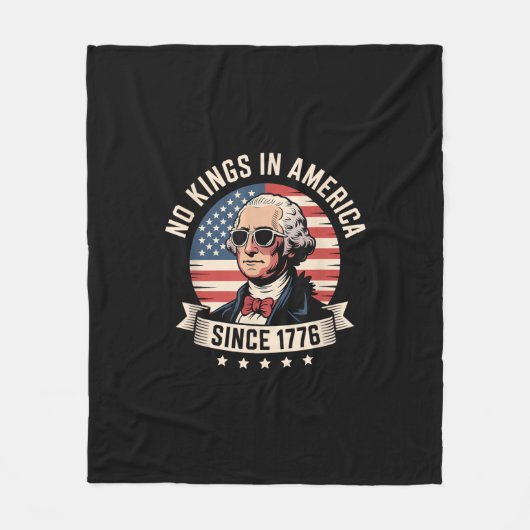 Kein König in Amerika seit 1776 Design Fleecedecke (Vorderseite)