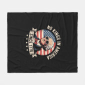 Kein König in Amerika seit 1776 Design Fleecedecke (Vorderseite (Horizontal))