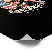 Kein König in Amerika seit 1776 Design Poster (Ecke)