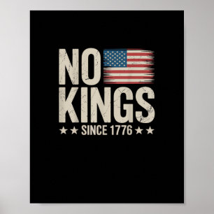 Kein König in Amerika seit 1776 Freiheitsgeist Bli Poster