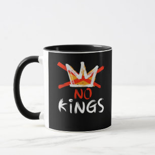 Kein König Lustiger Zitat Retro Kreativer Stil Tasse