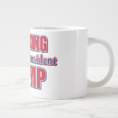 Kein König, nur ein echter Präsident Jumbo-Tasse (Rechts)