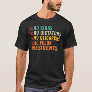Kein König Politisches Protest Zitat Freiheit Tee