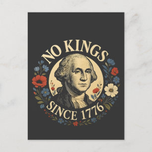Kein König seit 1776 Amerikanische Demokratie Prot Feiertagspostkarte