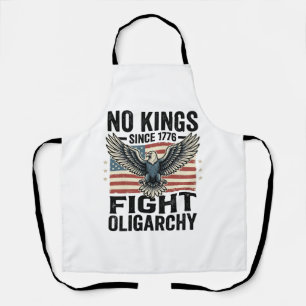 Kein König seit 1776 Patrioten Adler Vintage-Shirt Schürze