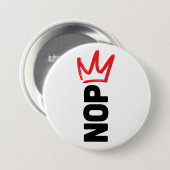 Kein Könige Knopf Button (Vorne & Hinten)