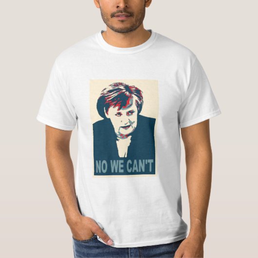 Kein können wir nicht T - Shirt (Vorderseite)