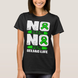 Kein Korn Kein Schmerz Celiac-Krieger Zöliakie Aw T-Shirt