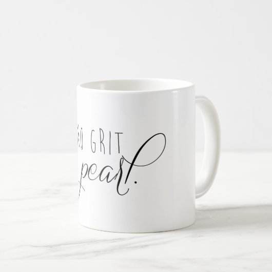 Kein Korn keine Perlen-Tasse Kaffeetasse (VorderseiteRechts)