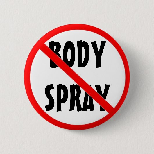 Kein Körper-Spray-Antiverbot Button (Vorderseite)