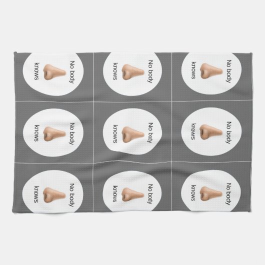 Kein Körper weiß Handtuch (Horizontal)