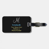 Kein Kreuzfahrt-Kontrolle Kreuzfahrt-Liebhaber Gepäckanhänger (Rückseite horizontal)